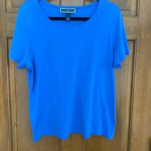 Karen Scott Women's Blue Top